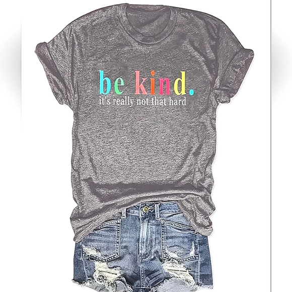 BE KIND.  GRAPHIC TSHIRT TEE. SIZES AVAILABLE - Picture 4 of 6